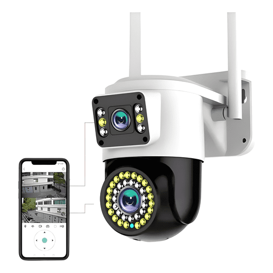 Genérico - Cámara Wifi Seguridad Ip Exterior Doble Lente Wifi Exterior
