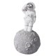 thumbnail image 3 of Astronauta En forma de luna Dise?o elegante Resina Estatuas Escultura Estatuilla B, 3 of 5