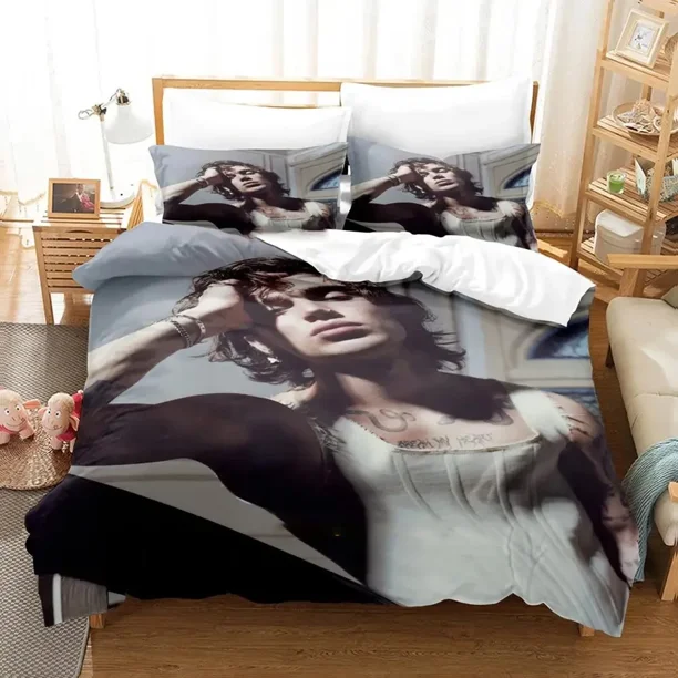 Vinnie Hacker Bedding Set Duvet Cover Bed Set Quilt Cover Pillowcase Comforter Boys Adult Bedding Set Bed Sheets