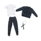 thumbnail image 1 of Chaqueta De Cuero A Escala 1/6, Ropa De Muñeca Masculina En Miniatura Para Figuras Masculinas De 12 Pulgadas, 1 of 3