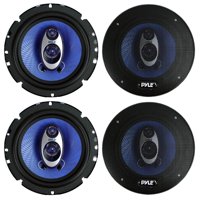 Altavoces Coaxiales De Audio Para Coche Pyle Pl63Bl 6.5 720 W, 3 Vías, Azul