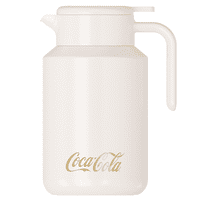 Coca Cola Jarra Termica Teteras Cafe O Te Acero Inoxidable 1600Ml Blanco