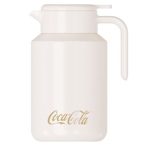 Coca Cola Jarra Termica Teteras Cafe O Te Acero inoxidable 1600ml Blanco
