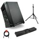 thumbnail image 1 of Sistema de PA personal Gemini Sound GPSS-650 200 W con soporte y cable, 1 of 9