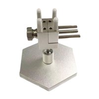 Magideal - Tornillo De Banco Giratorio Para Fabricación De Modelos De Diorama, Rotación De 360 Grados Para Trabajos Con Microscopio, Resistente, Acero De Aleació Base Hexagonal