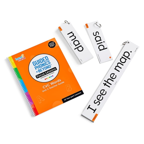 Guía para profesores hand2mind Phonics Unit 2 CVC Words