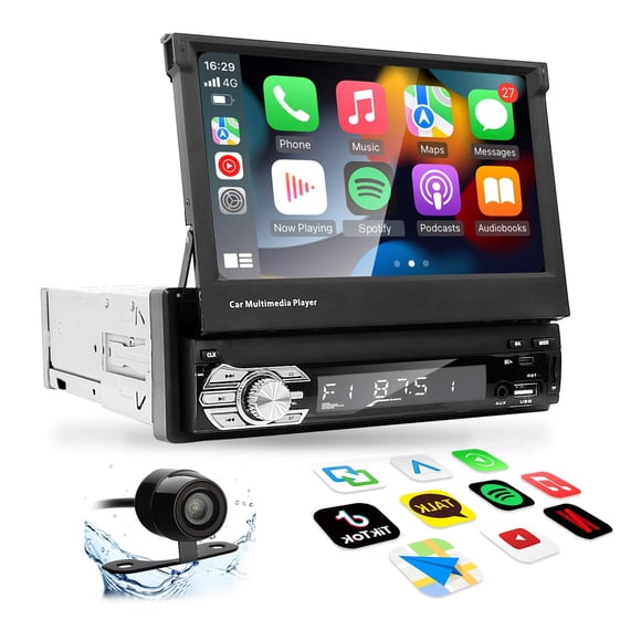 Radio para Auto EZoneTronics 7" CarPlay y Android Auto