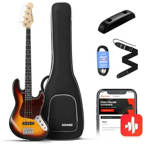 Pack Bajo Eléctrico Con Bolso Donner Djb-510S