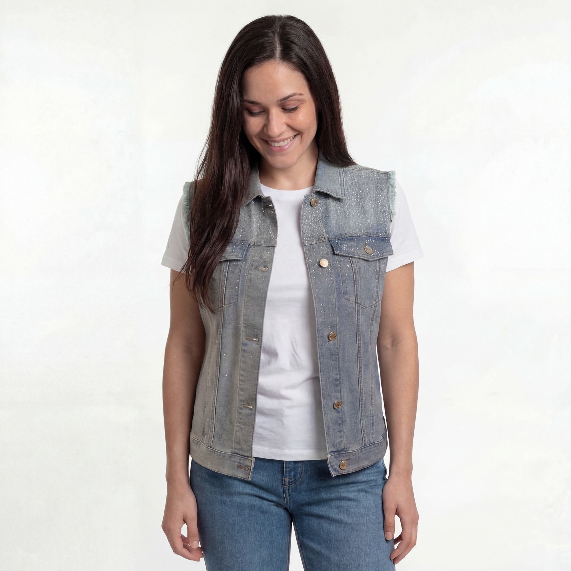 Chaqueta Boulevard Mujer Azul Denim Talla Xl