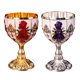 thumbnail image 2 of Copa En Relieve De Copa De 2 Piezas Copa Elegante Vaso De Vidrio, 2 of 5