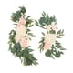 thumbnail image 4 of 2 Guirnaldas De Flores Artificiales Con Arco Floral Para Boda, Color Rosa Claro Y Beige., 4 of 5