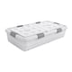 thumbnail image 1 of Cesta Organizadora Para Debajo De La Cama, Para Dormitorio, Armario, Apartamento, Altura 16 Cm, Color Blanco, 1 of 6