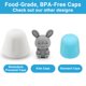 thumbnail image 5 of Tapas para pasta de dientes Tilcare 19 mm pack de 3, BPA libre, 5 of 6