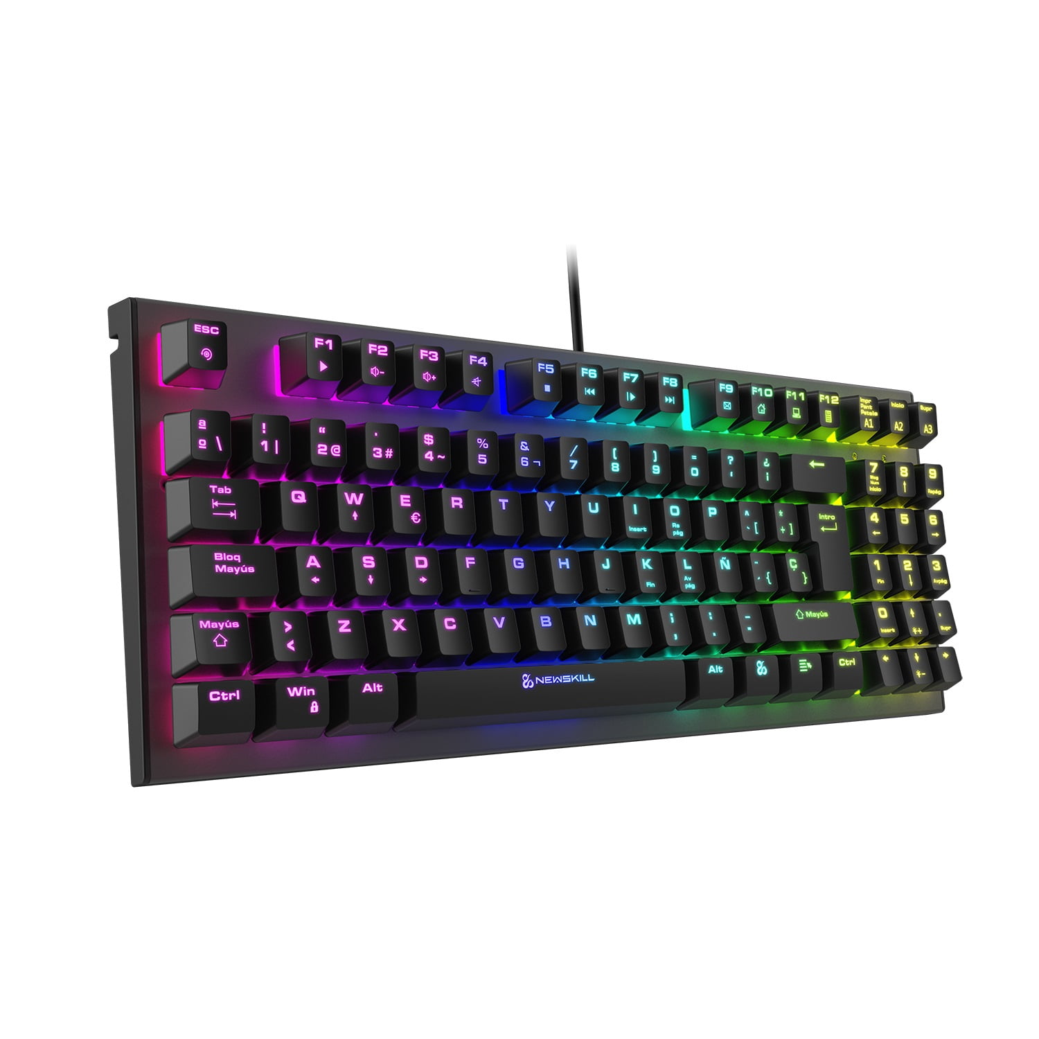 Newskill - Teclado Gamer Chronos Tkl Negro Switch Outemu Red