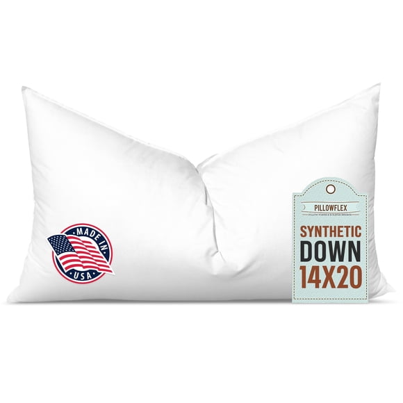 Relleno de almohada Pillowflex, plumón sintético, 14 x 20 cm, ultrasuave