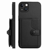 Foxdock Funda Para Iphone 14 Plus Con Bloqueo Rfid - Diseño Elegante Con Cierre De Botón