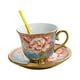 thumbnail image 3 of Juego De Taza Y Platillo De Té De Cerámica Esmaltado 7oz Para Bebidas De Café Restaurante Latte Rose, 3 of 3
