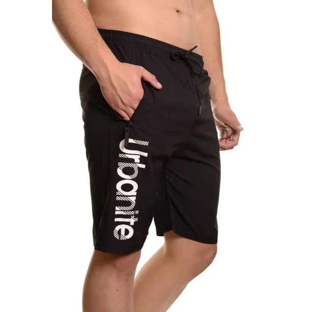 Short Deportivo Hombre Secado Rápido Bolsillos Cierre Urban 7526