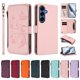 thumbnail image 3 of Funda Cartera Mariposa para [Samsung Galaxy S26 Plus] con Soporte y Cremallera Rosa, 3 of 6