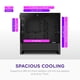 thumbnail image 5 of Funda para PC NZXT H3 Flow micro-ATX con flujo de aire optimizado, color negro, 5 of 9