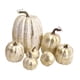 thumbnail image 4 of 7 Piezas De Calabazas Falsas, Modelo De Bricolaje, Verduras Artificiales Para Tienda De Halloween, Otoño, Oro Blanco, 4 of 5