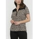 thumbnail image 3 of Polera Mujer Aplicación Macramé Beige Animal Print Corona, 3 of 5