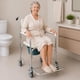 thumbnail image 2 of Silla De Baño Con Ruedas y Reposapiés 3 En 1, 2 of 3