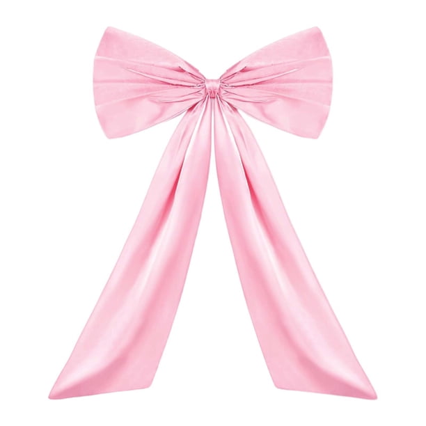 Lazo Grande Decorativo, Lazo De Cinta Para Regalo Ornamental, Lazo Para Fiesta, Navidad, Baby Shower, Rosa
