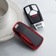 thumbnail image 5 of Cubierta para mando de coche Tengare Audi rojo A4, A5, Q5, TT, RS, 5 of 6
