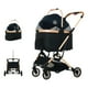 thumbnail image 1 of Coche Para Mascotas Premium 2 En 1 C106 Negro LuBabycas, 1 of 8