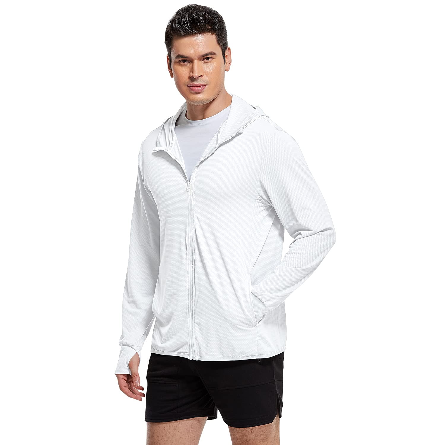 Malltradecl - Sudadera Con Cremallera Upf 50 Protección Solar Uv Hombre