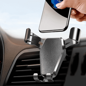 Genérico - Soporte Universal Para Teléfono Móvil - Agarre Ajustable, Compatible Con Salpicadero, Parabrisas Y Rejilla De Ventilación, Manos Libres Para Iphone Y Otros Smartphones-Negro