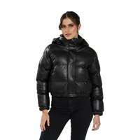 Todopiel - Chaqueta Puffa Chg74 Ecocuero Negro
