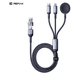 thumbnail image 1 of Cable Cargador 3 en 1 Remax Compatible USB Tipo C y Smartwatch, 1 of 5