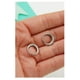 thumbnail image 5 of Argollas chicas clicker 16G chunky titanio astm f136 plateadas, 5 of 6
