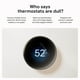 thumbnail image 3 of Termostato inteligente Google Nest Learning (4.ª generación) con sensor, 3 of 3