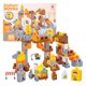 thumbnail image 1 of Bloques De Construcción Grandes 80 Piezas Para Niños Infantil amarillo, 1 of 8