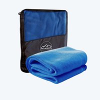 Toallon Microfibra Terry Azul Pro Outdoor