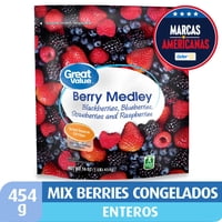 Mix De Berries Congelados 454 G Great Value