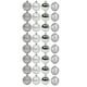 thumbnail image 1 of Set 32 Esferas Bambalinas Plateado 6cm Adorno Navideño Hogar, 1 of 3