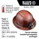 thumbnail image 2 of Gorro rígido Klein Tools serie KONSTRUCT, ala completa, clase G, 2 of 9