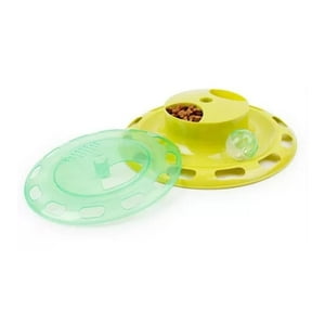 Total Upgrate - Juguete Interactivo Comedero Con Pelota Para Gatos Mascotas