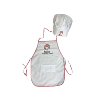 Genérico - Delantal De Cocina Y Gorro De Chef Para Niños