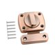 thumbnail image 3 of Cerradura De Puerta De Seguridad Con Tornillos, Pestillo Giratorio Para Puerta Interior, Pestillo Para Puerta, Bronce Rojo, 3 of 5