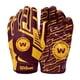 thumbnail image 1 of Guantes de fútbol Wilson NFL Stretch Fit Youth Washington, 1 of 3