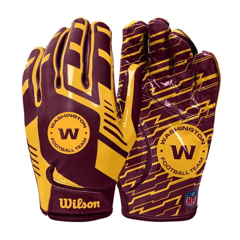 Guantes De Fútbol Wilson Nfl Stretch Fit Youth Washington