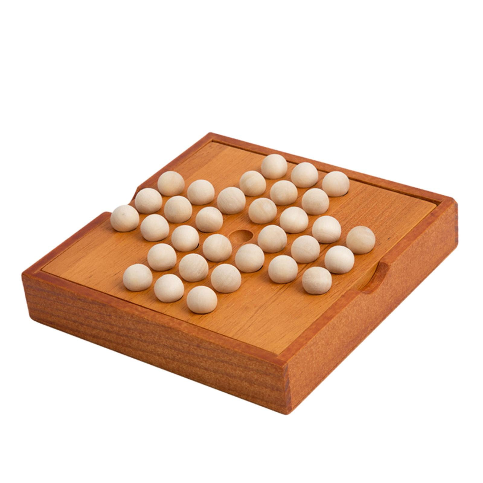 Bothyi - Juego De Solitario, Juguete De Ajedrez, Juego De Mesa Clásico Para Decoración Para Sala De Estar, Niños