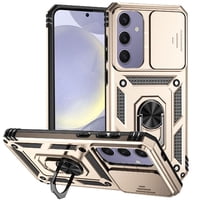 Estuche Gangxun Para Samsung Galaxy S24 Fe, Soporte Giratorio 360°, Estilo Mecánico Y Magnético