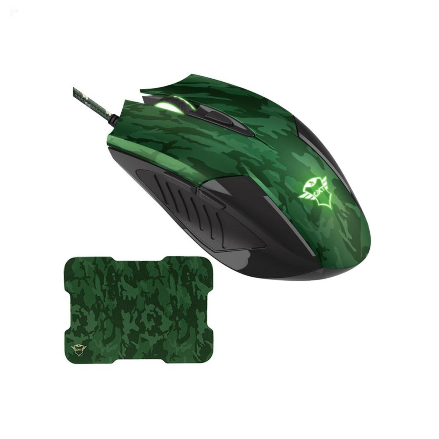 Kit Gamer Camo Gxt781 Rixa Mouse + Mouse Pad Trust