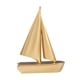 thumbnail image 5 of Estatuilla de barco de vela de estilo nórdico, colección de adornos creativos, estatua de barco de vela de resina para escritorio, comedor, decoración Dorado, 5 of 5